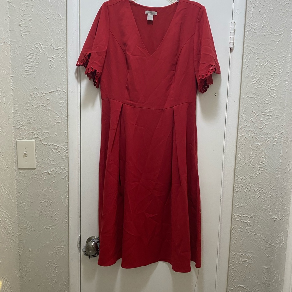 H&M midi dress with sleeve details!